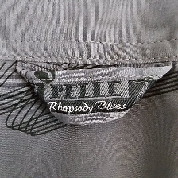 Pelle Pelle Marc Buchanan Shirt Men's 2XL Gray Rhapsody Blues Saxophone‎ Jazz - Picture 8 of 11